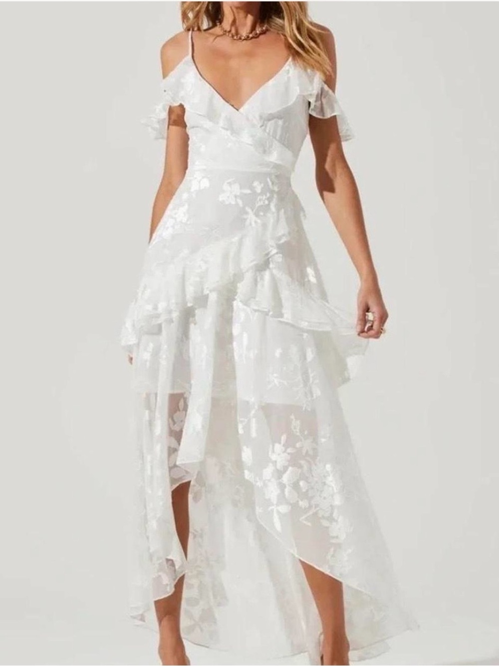 Pemberley Asymmetrical Dress - ASTR the Label (Size S) - With details